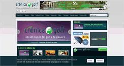 Desktop Screenshot of cronicagolf.com